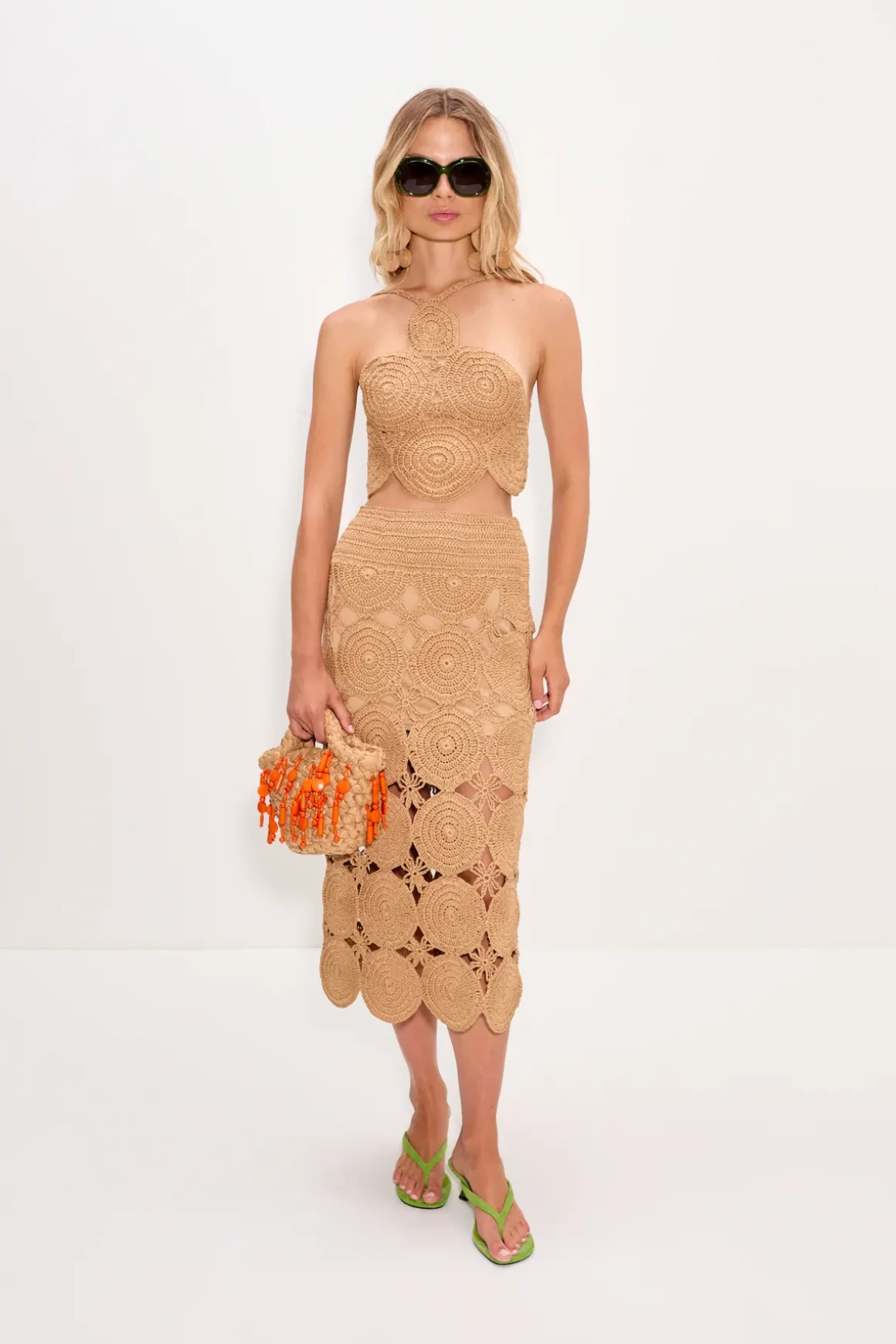Beepbeep beep midi skirt