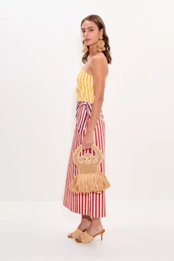 Belembelem poplin midi dress