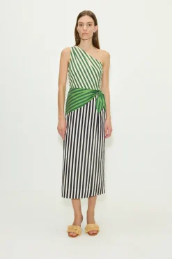 Belembelem poplin midi dress