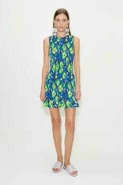 Bellebelle smocked mini dress