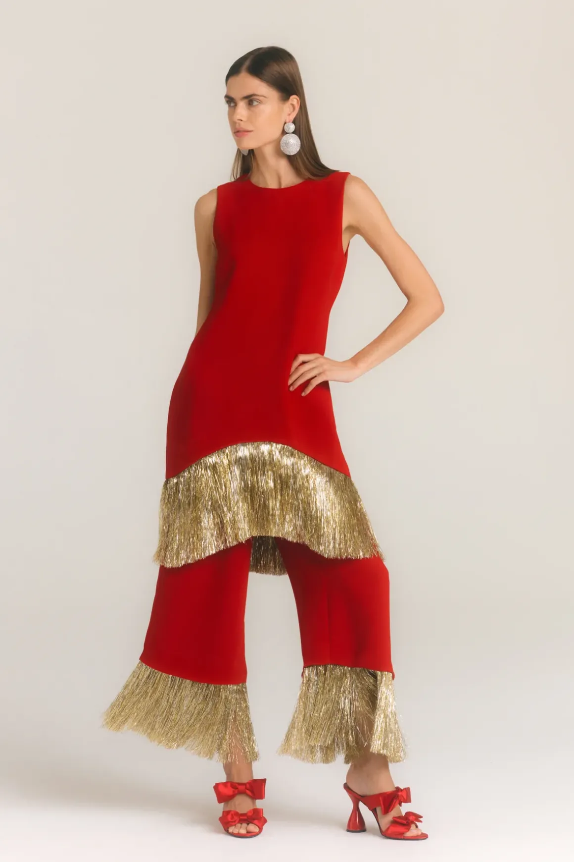 Bowiebowie fringe mini dress