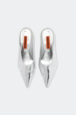 Chromechrome pointed gala mule