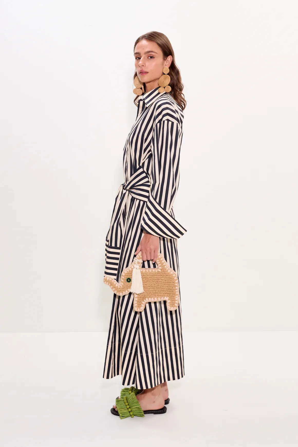 Innainna poplin maxi dress