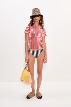 Kinikini striped tee