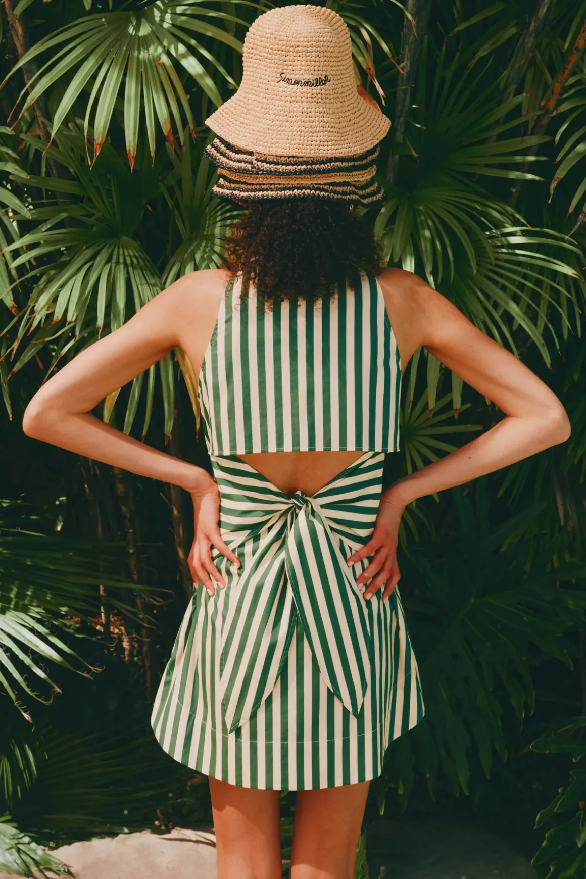 Lochloch sleeveless mini dress