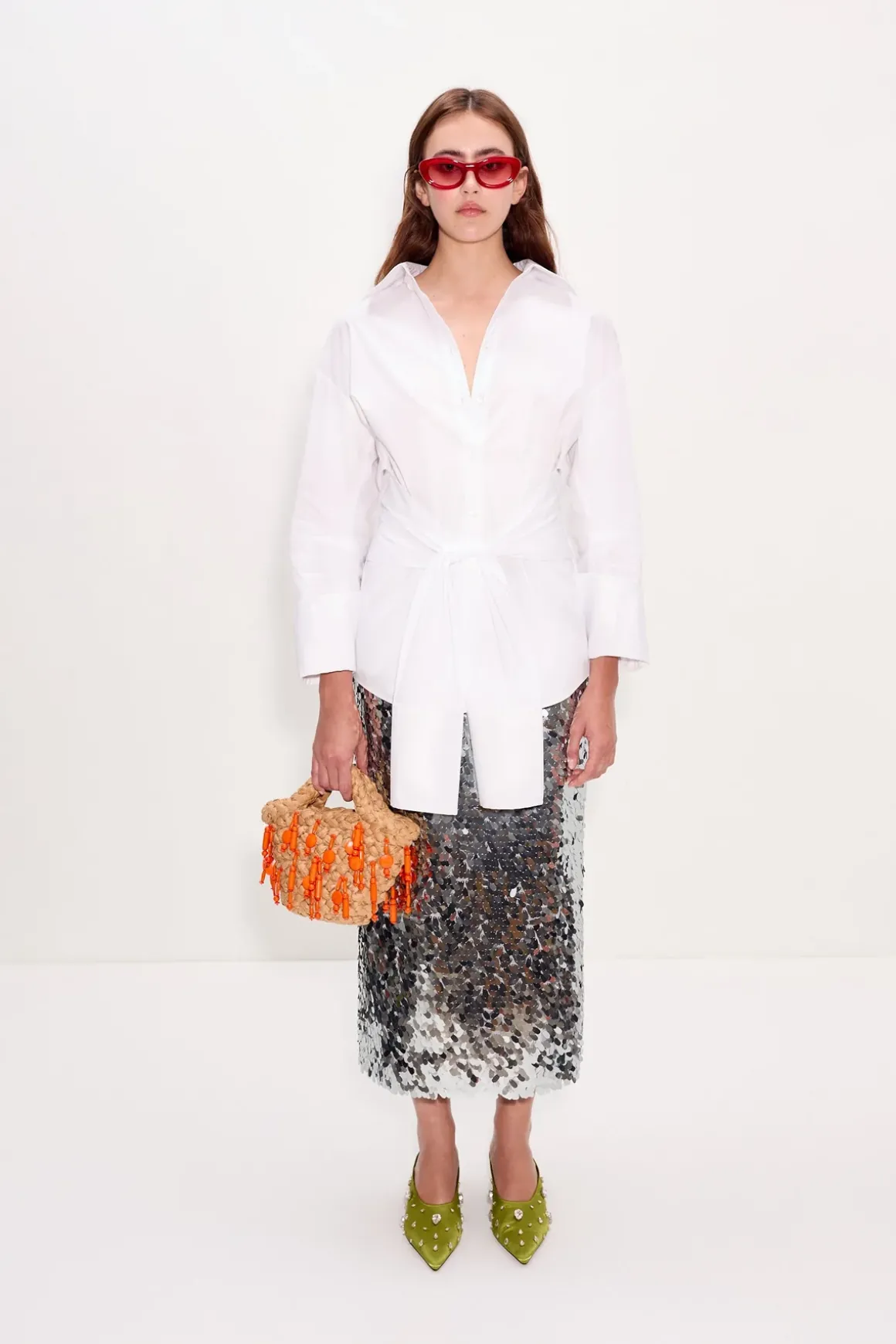 Miamia sequin skirt
