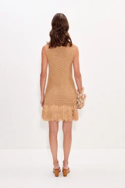 Miramira crochet mini dress