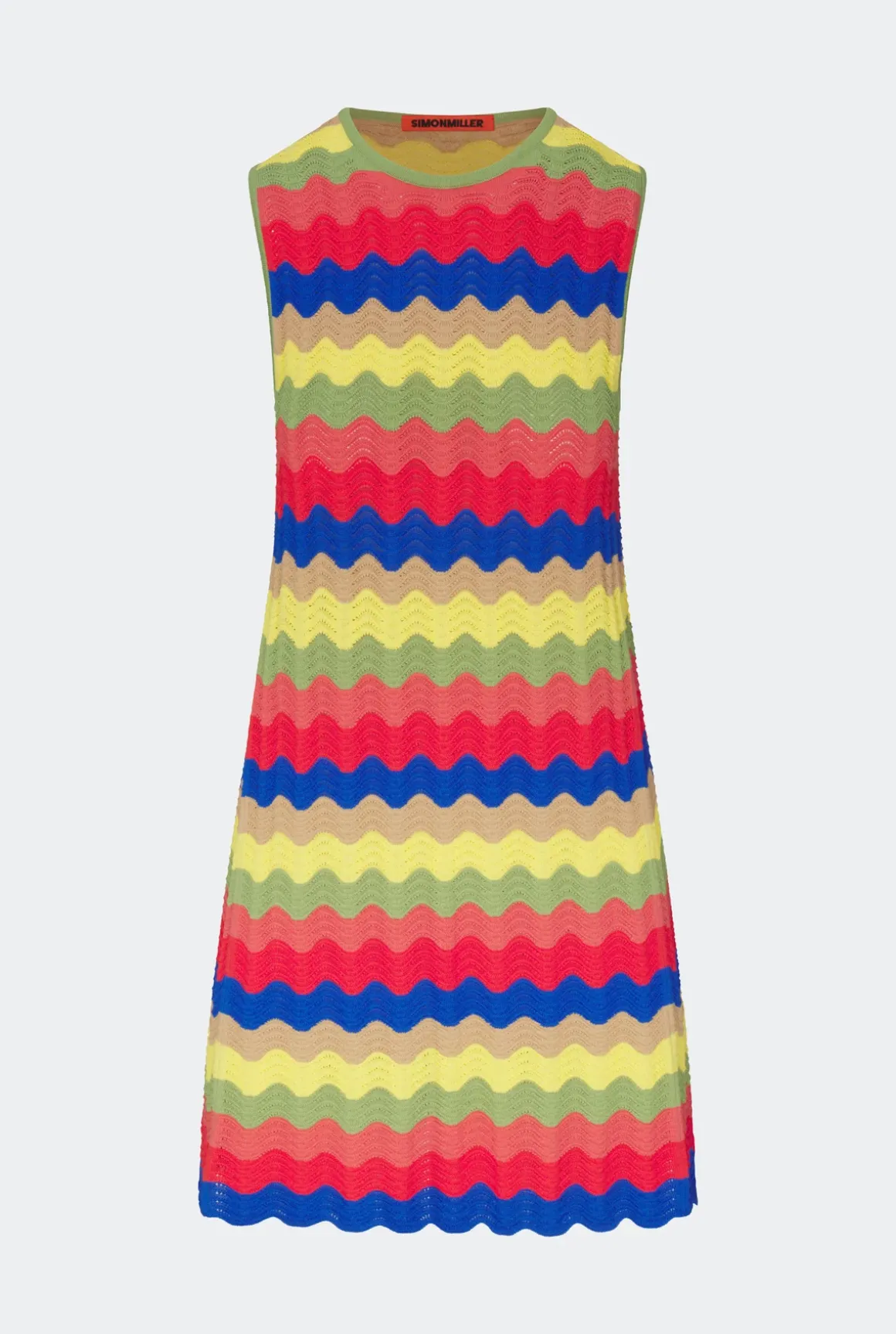 Mojimoji wave mini dress