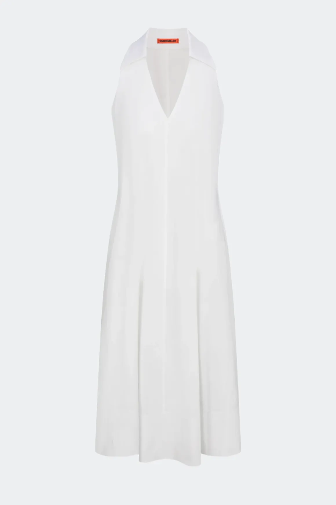 Navanava poplin midi dress