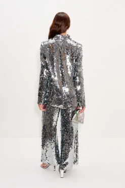 Nellanella sequin wide leg pant