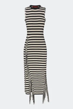 Sabinesabine fringe knit dress