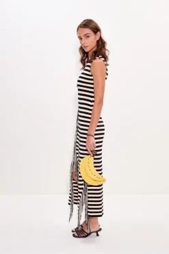 Sabinesabine fringe knit dress