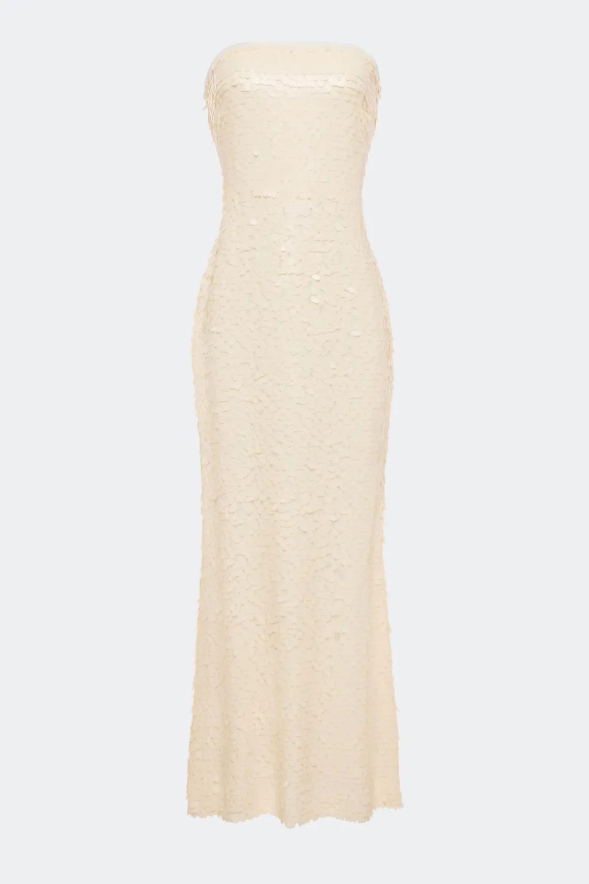 Sculptysculpty strapless sequin dress