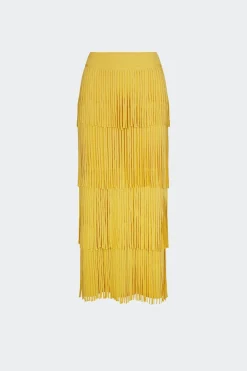 Zaza za knit fringe skirt