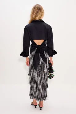 Zaza za knit fringe skirt