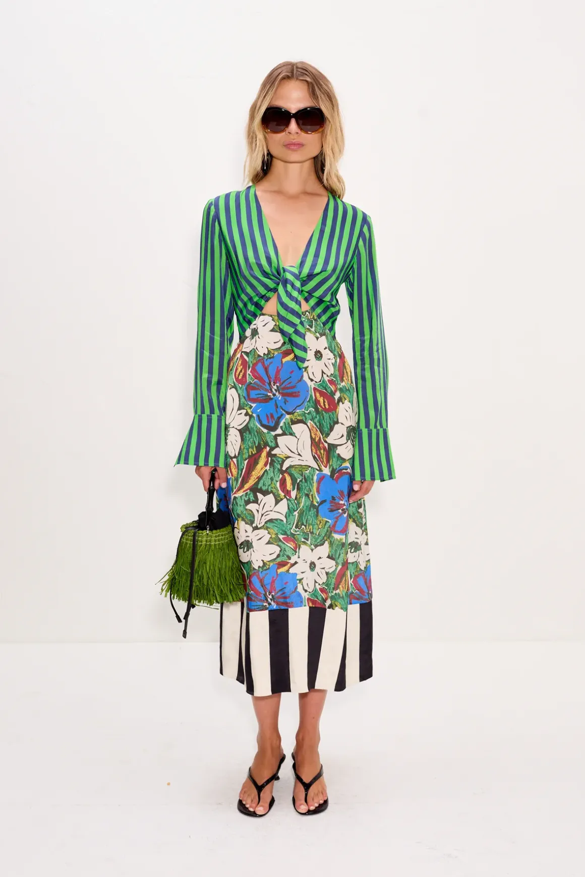Zelenezelene maxi dress